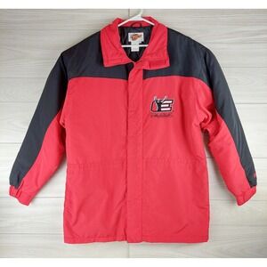 Dale Earnhardt The Intimidator Jacket Coat Mens Large NASCAR Lined Parka‎ Racing